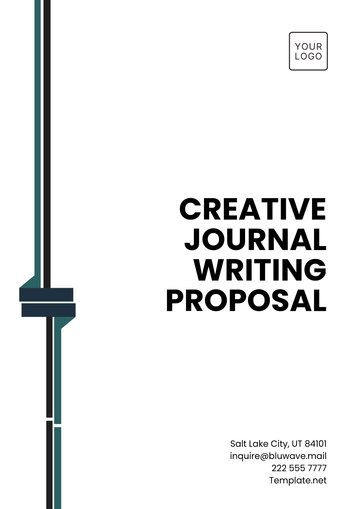 Free Creative Journal Writing Proposal Template to Edit Online