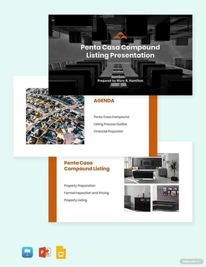 Real Estate Listing Presentation Template