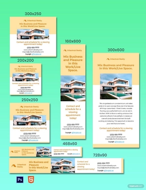 Modern Real Estate Ads Template