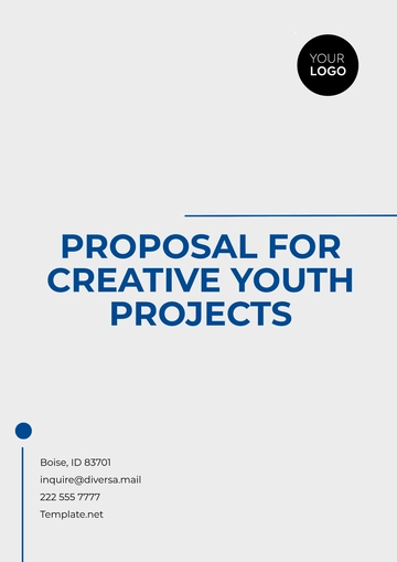 Free Proposal for Creative Youth Projects Template to Edit Online
