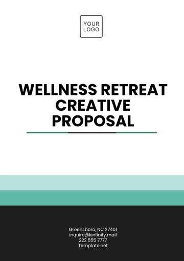 Free Wellness Retreat Creative Proposal Template to Edit Online