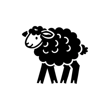 Free Black Sheep Clipart to Edit Online
