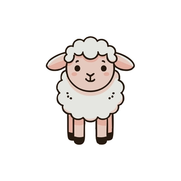 Free Baby Sheep Clipart to Edit Online