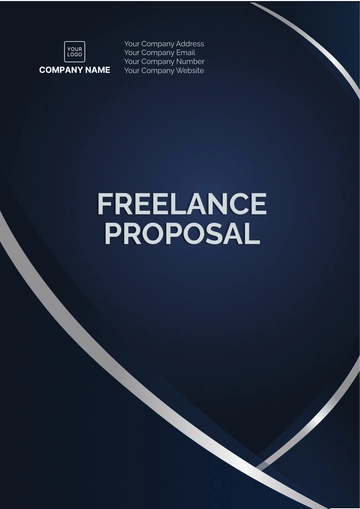 Free Blank Freelance Proposal Template to Edit Online