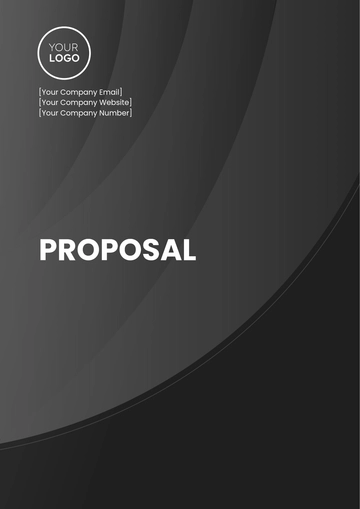 Free Customizable Proposal Layout Template to Edit Online