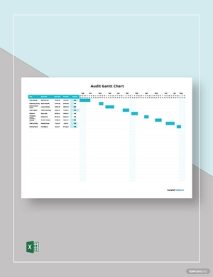 Sample Audit Gantt Chart Template