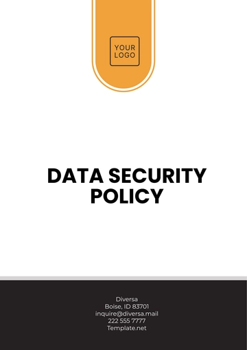 Free Data Security Policy Template to Edit Online