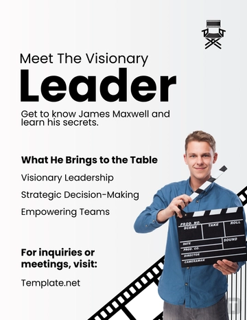 Director Flyer Template - Edit Online & Download