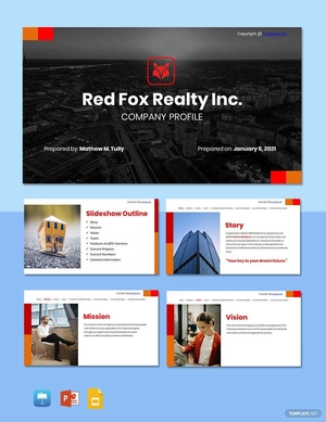 Elegant Real Estate Profile Template