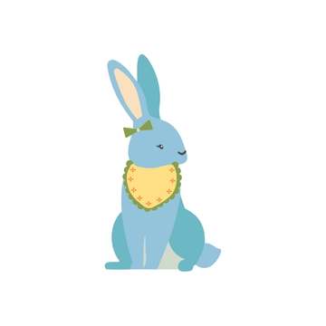 Free Colorful Rabbit Clipart to Edit Online