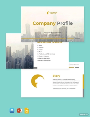 Real Estate Agent Profile Template