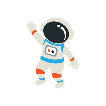 Free Simple Astronaut Clipart to Edit Online