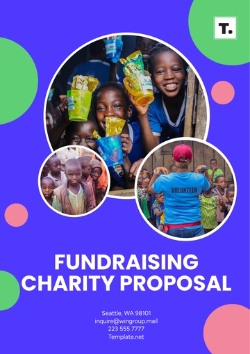 Free Fundraising Charity Proposal Template to Edit Online