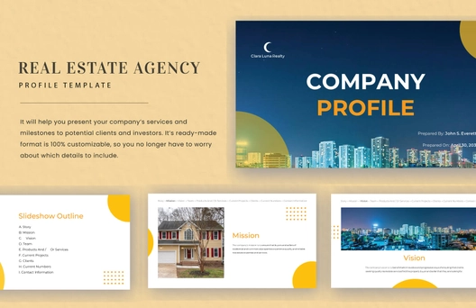 Real Estate Agency Profile Template
