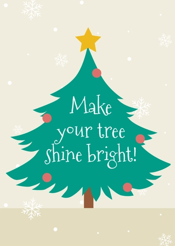 Free Christmas Tree Template Printable to Edit Online