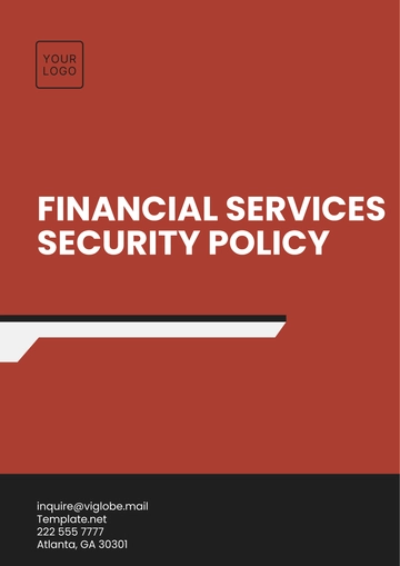 Free Financial Services Security Policy Template to Edit Online