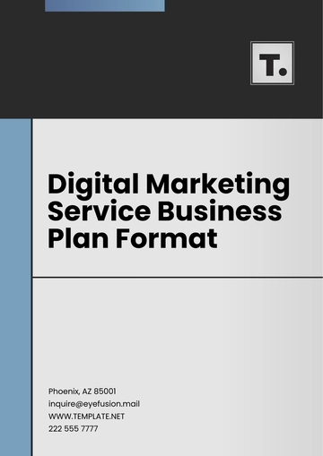Free Digital Marketing Service Business Plan Format Template to Edit Online