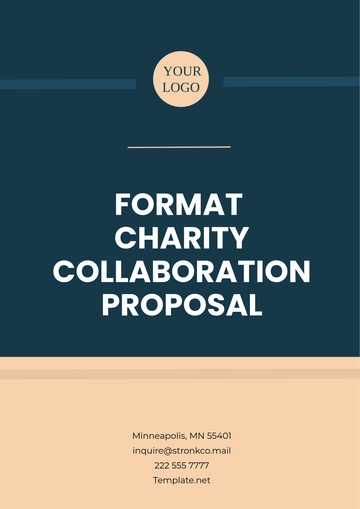 Free Format Charity Collaboration Proposal Template to Edit Online
