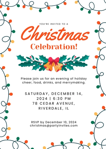 Free Christmas Party Template to Edit Online