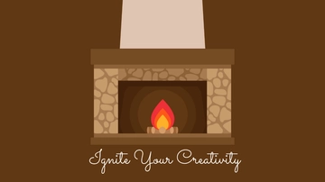 Free Fireplace Background Template to Edit Online