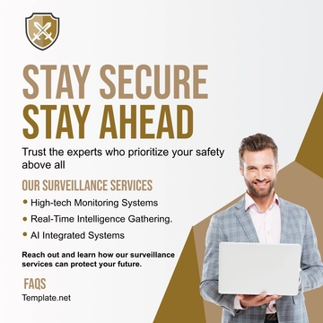 Free Defense Social Media Post Template to Edit Online