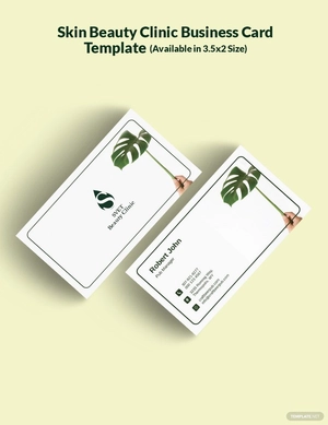 Skin Beauty Clinic Business Card Template