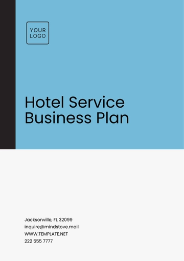 Free Hotel Service Business Plan Template to Edit Online