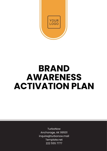 Free Brand Awareness Activation Plan Template to Edit Online
