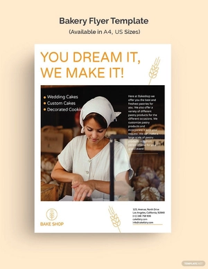 Bakery Promotion Flyer Template