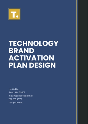 Free Technology Brand Activation Plan Design Template to Edit Online