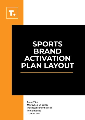 Free Sports Brand Activation Plan Layout Template to Edit Online