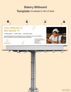 Bakery Billboard Template