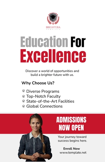 Free College Poster Template to Edit Online