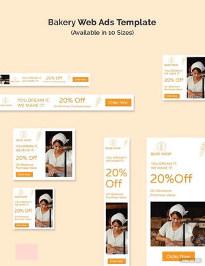 Bakery Web Ads Template