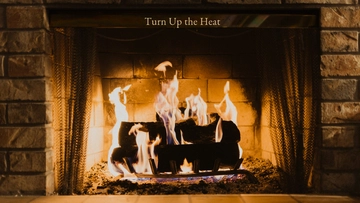 Free Fireplace Background for TV Template to Edit Online