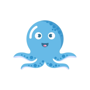 Free Baby Octopus Clipart to Edit Online