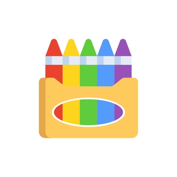 Free Box of Crayons Clipart to Edit Online