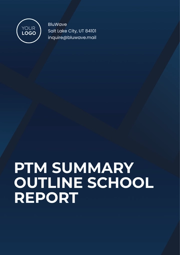 Free PTM Summary Outline School  Report Template to Edit Online