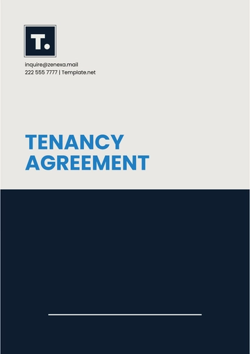 Free Simple Tenancy Agreement Template to Edit Online