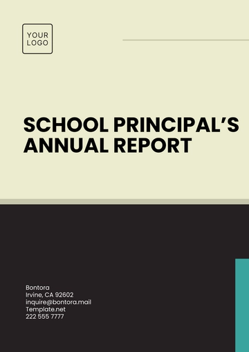 Free School Principal???s Annual Report Template to Edit Online