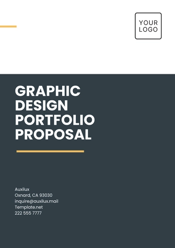 Free Graphic Design Portfolio Proposal Template to Edit Online