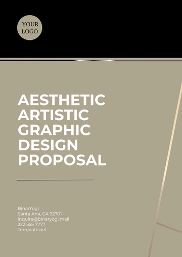 Free Aesthetic Artistic Graphic Design Proposal Template to Edit Online