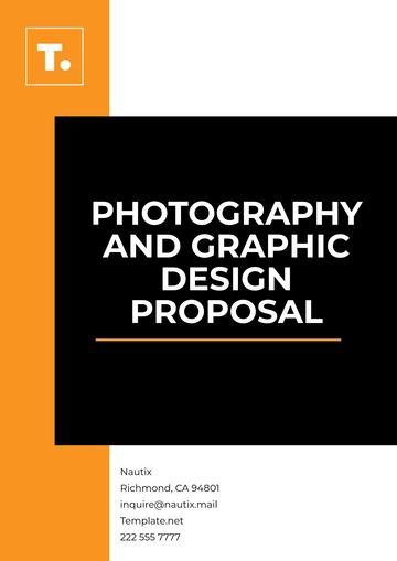 Free Photography and Graphic Design Proposal Template to Edit Online