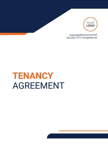 Free Customizable Tenancy Agreement Template to Edit Online