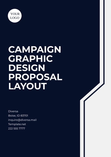 Free Campaign Graphic Design Proposal Layout Template to Edit Online