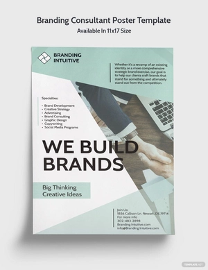 Branding Consultant Poster Template
