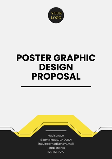 Free Poster Graphic Design Proposal Template to Edit Online