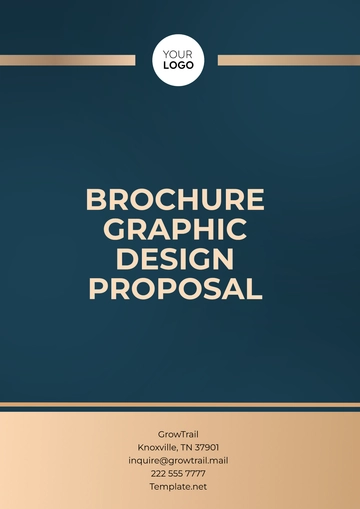 Free Brochure Graphic Design Proposal Template to Edit Online
