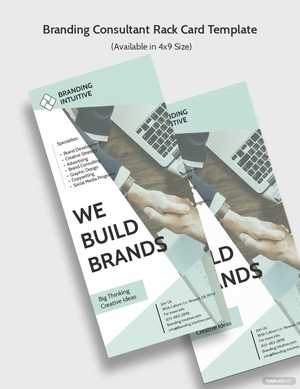 Branding Consultant Rack Card Template