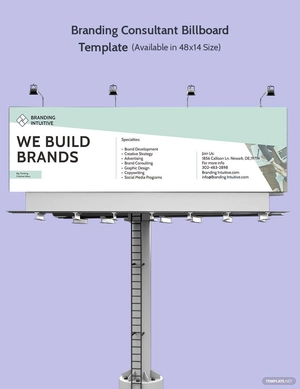 Branding Consultant Billboard Template